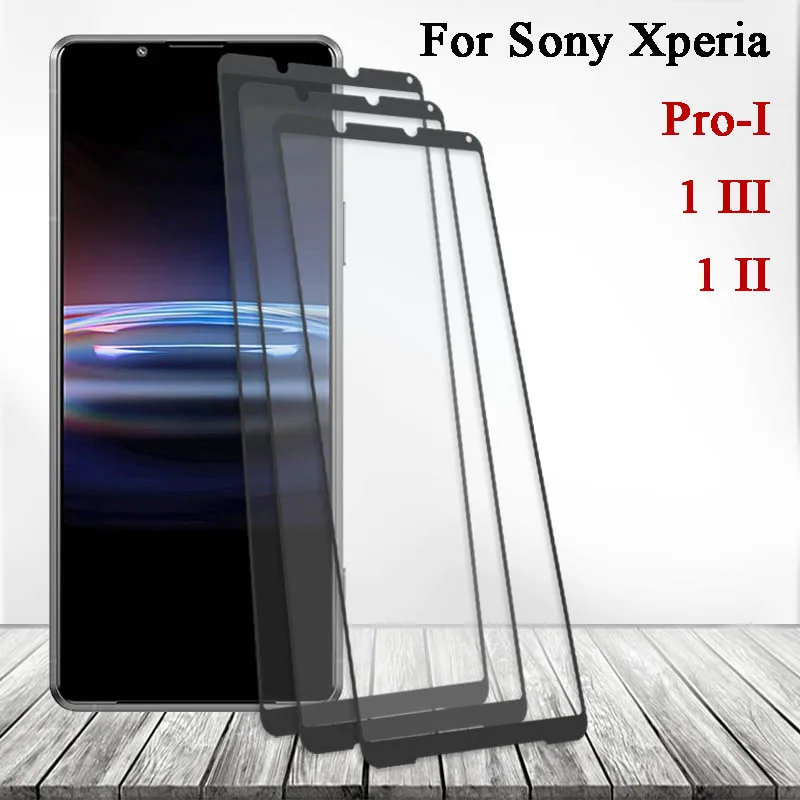 Szkło hartowane dla Sony Xperia pro-i XQ-BE42 XQ-BE72 ochraniacz ekranu dla Xperia 1 III / II szkło HD pełna folia ochronna twarda