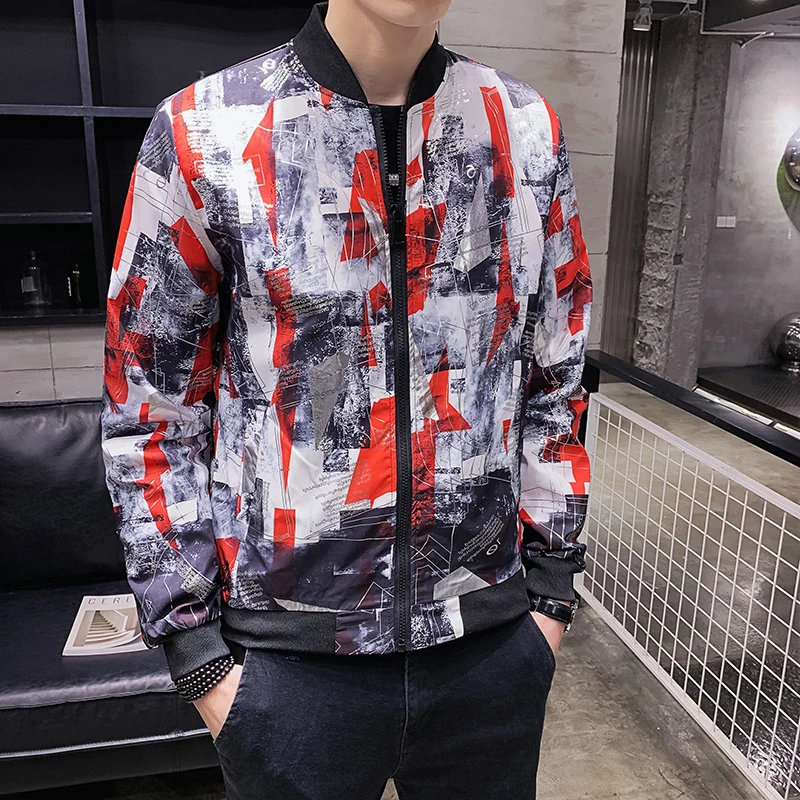 Chaqueta Hombre Hip Hop Men Outfit Pilot Bomber Mens Stand Collar Coats Male 2020 Spring Streetwear Jacket