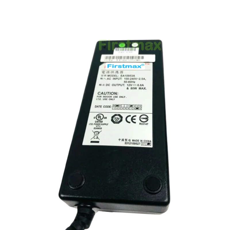 12V 6.6A 80W Power Supply for Posiflex POS JIVA  EA10953A 4PIN charger