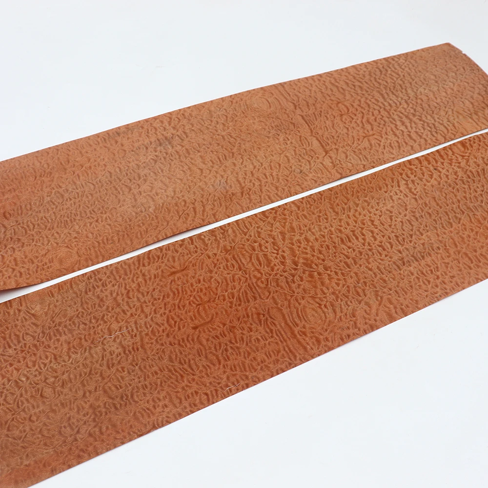 Natural Pommele Sapele Wood Veneer about 0.25-0.5mm Thick Fleece Backing for DIY Furniture Woodworking Home Decor