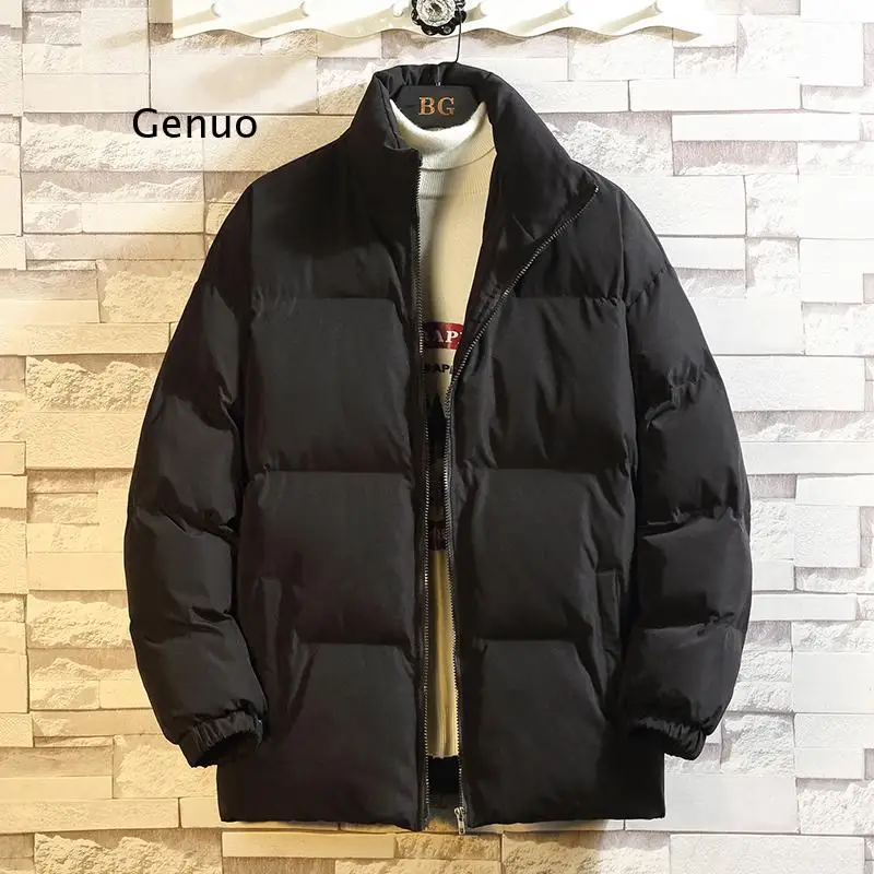 Mới Nam Harajuku Parkas Áo Khoác Thời Trang Mùa Đông Ấm Áo Khoác Dày Nam Dạo Phố Hip Hop Áo Khoác Dù Người Phụ Nữ Quần Áo Áo M-5XL