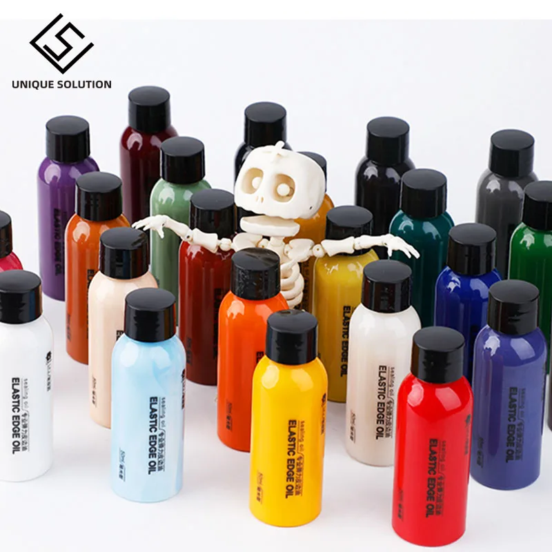 30ml Matte Color DIY Handmade Leather Edge Paint Oil Dye Highlights Professional Paint Leathercraft Paint