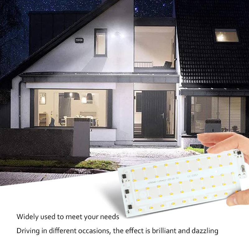 Led Lamp 50W Smart IC Floodlight SMD 2835 Chip 220V Outdoor Long Service Time DIY LED Bulb Lamp Flood Light Spotlight Lighting