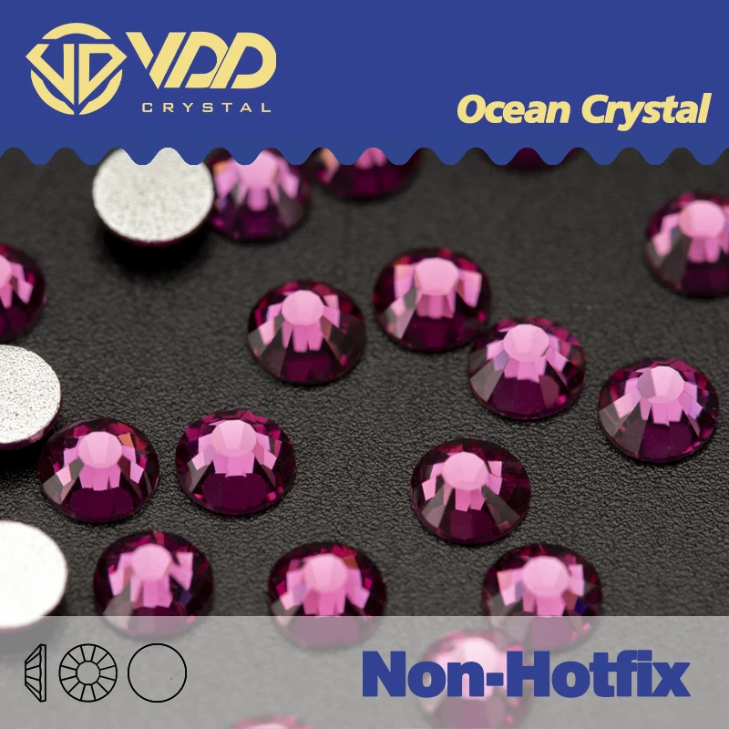 VDD Niet Hot Fix Plaksteen En Decoraties Kristal Nail Art Accessoires Nagelsticker DMC Glitter Steen Diamant DIY