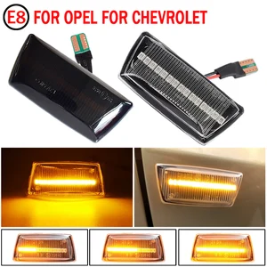 Seitensignallicht für Opel, Pfeilsignal, LED -dynamische Seitenanzeige für Chevrolet Cruze 11 Hauptverkauf Corsa B - №8