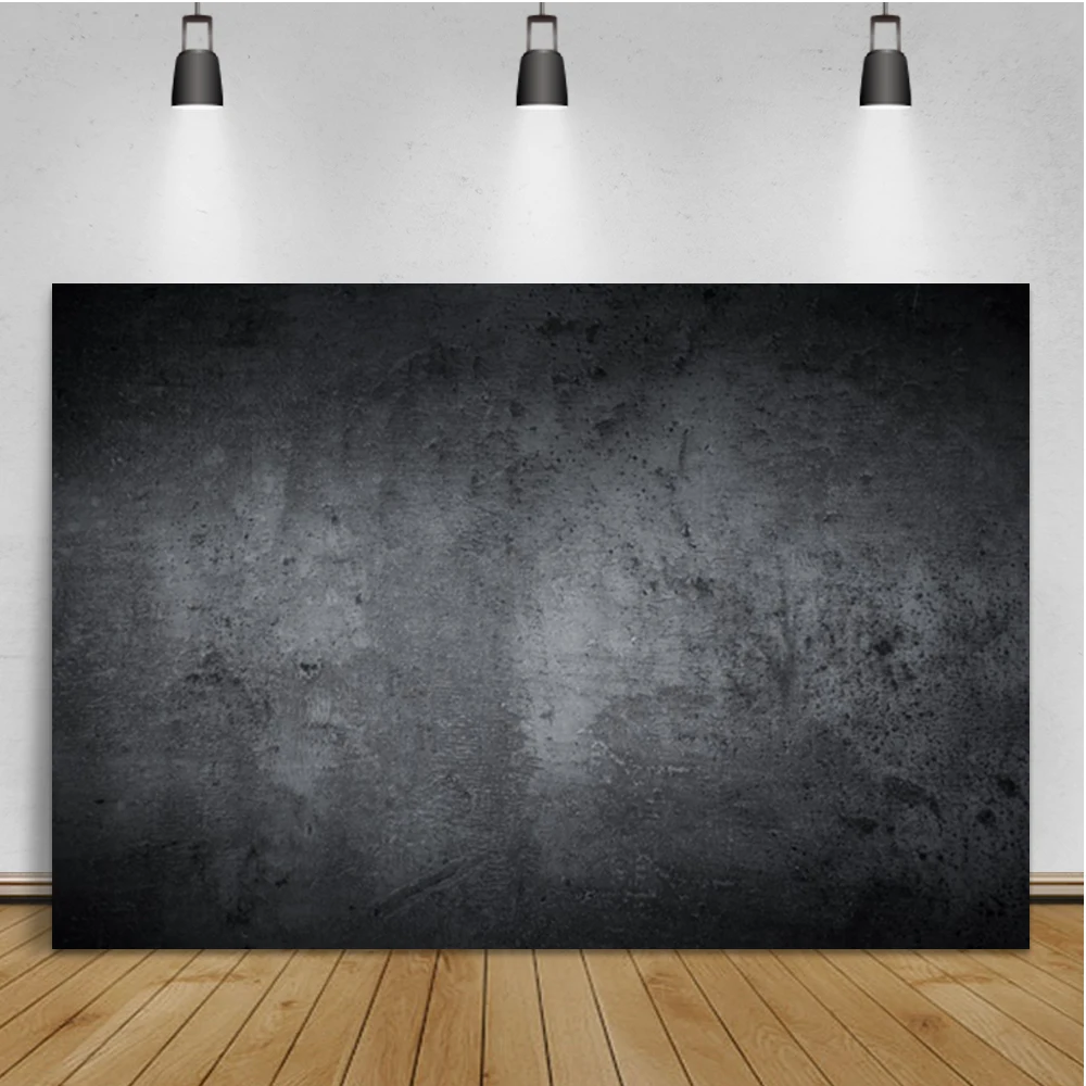 Laeacco Grunge Gradient Blue สีเนื้อถ่ายภาพพื้นหลังที่กำหนดเองการถ่ายภาพฉากหลังสำหรับ Photo Studio