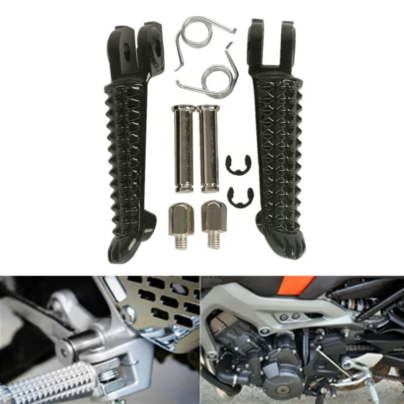 Motorcycle Footrests Foot Pegs Foot rest Rear Front For Yamaha YZF R1 1998-2019 R6 2003-2020 YZF R6S 2003-2009 2007