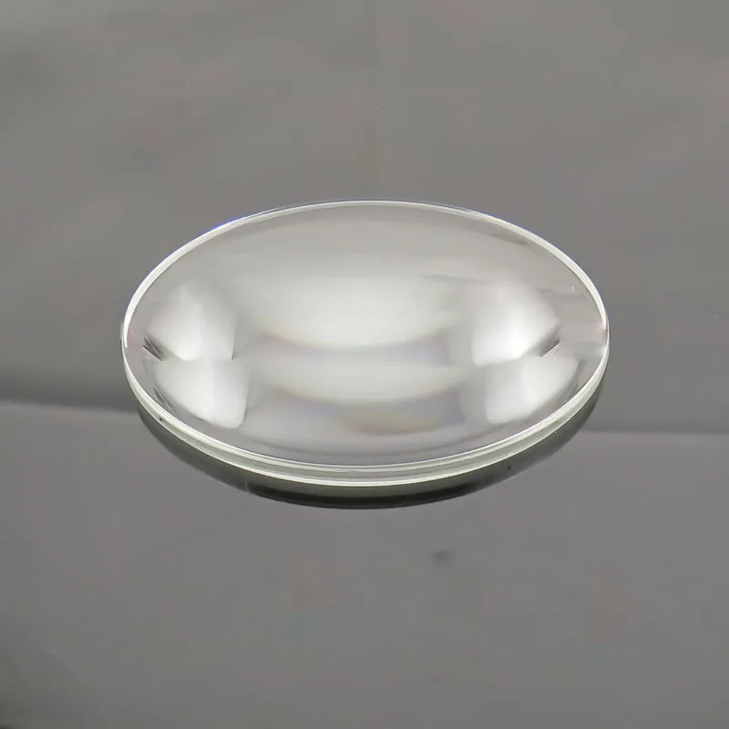 63mm High 10mm Glass Lens Plano-convex Lens Optical Lens Led Convex Lens Car Lens