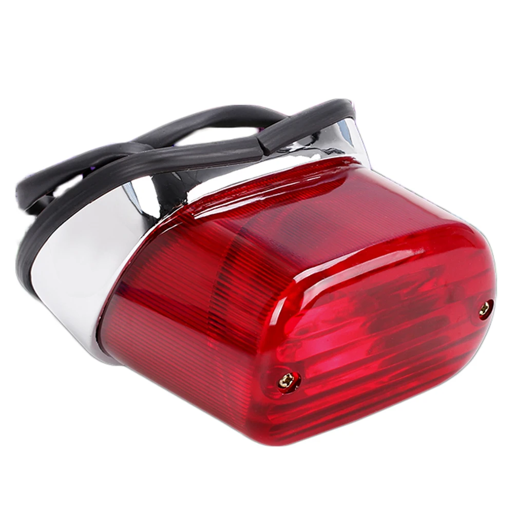 1PC Motorbike Tail Brake Light Rear Indicator Stop Lamp For Yamaha Virago XV250 XV400 Red