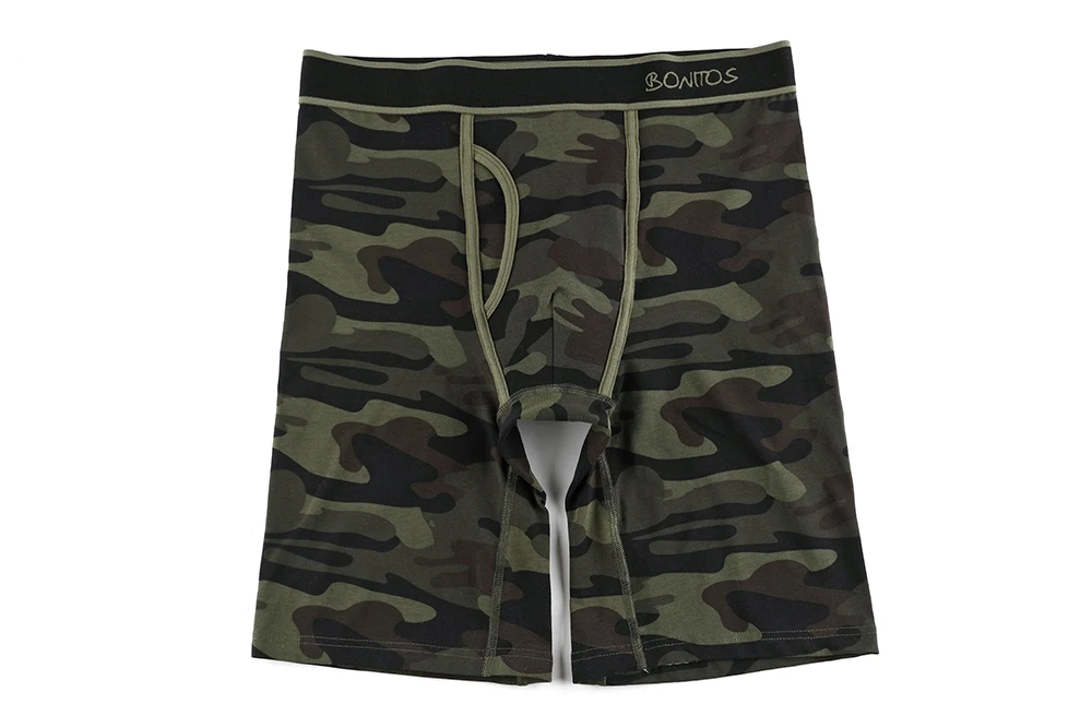 4 stücke Lange Baumwolle Unterwäsche Mann Boxer Sexy Schlüpfer der Männer Seite Öffnung Höschen Für Männer Sport Unterhose Männlich Marke badehose Shorts – Detail 2