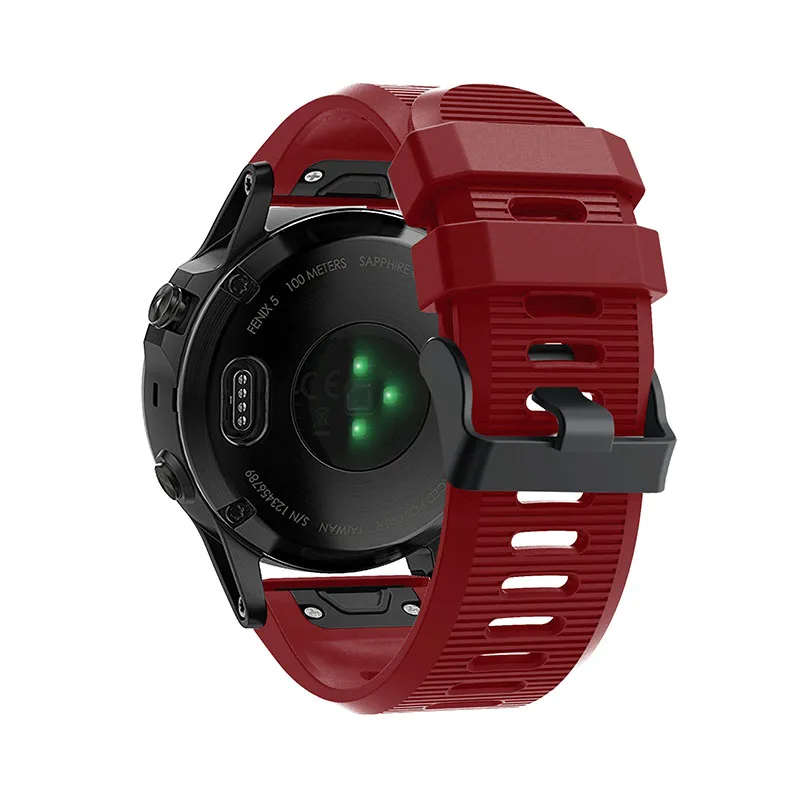 Correa de silicona para reloj inteligente, repuesto de liberación rápida para Garmin Fenix 6 6S 6X Pro 5 5X Plus 3 3 HR, 20, 22 y 26mm, novedad