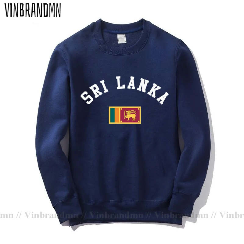 Sweatshirts Men Sri Lanka Flag O Neck Brand Man & Women Unisex Cotton Print Letter Streetwear Hip Hop hoodies New Brand Clothing