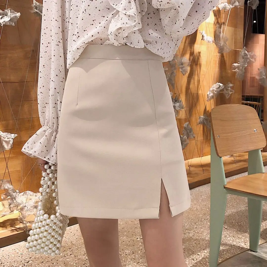 

A- line Skirt Women's Autumn and Winter 2024 High Waist Skirt Skirt Woman Skirts Mujer Faldas Saias Mulher