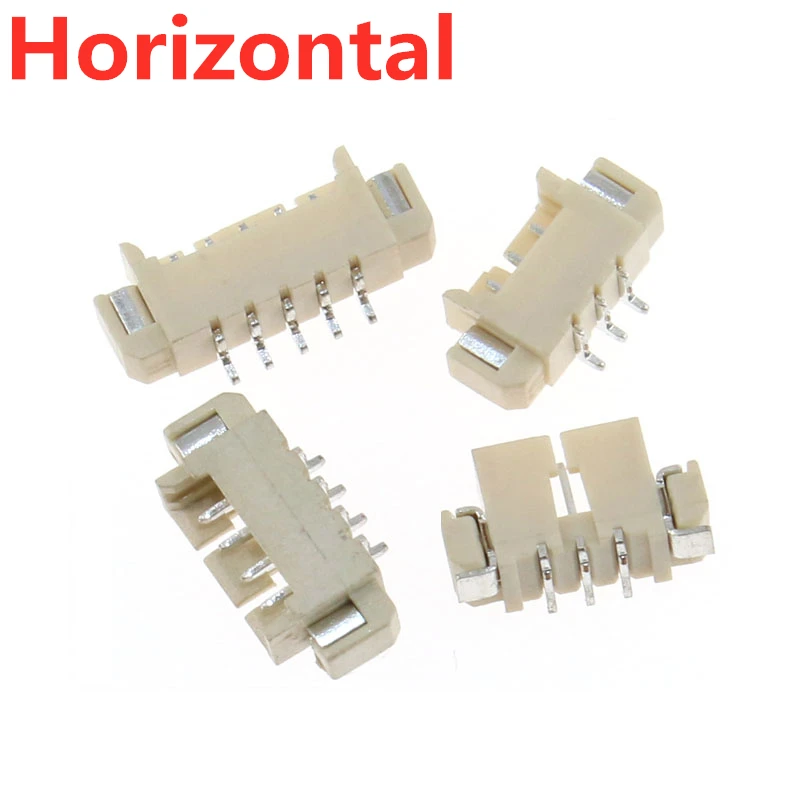 10PCS 1.25mm Connector Horizontal SMD Vertical/Right Angle Type Male JST Socket Connector 2/3/4/5/6/7/8/9/10/12P