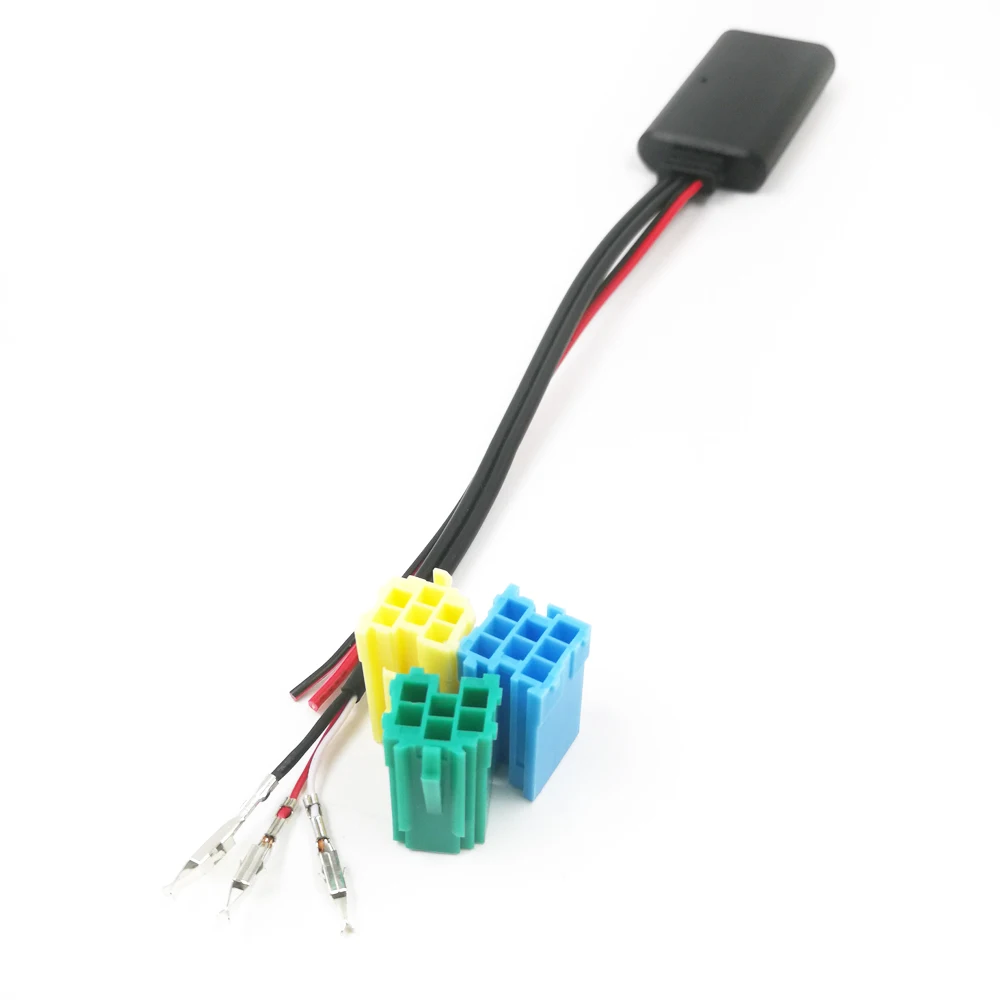 Radio samochodowe DIY moduł Bluetooth DIY MINI ISO 6Pin 8Pin Bluetooth AUX Adapter dla Volkswagen Fiat Renault