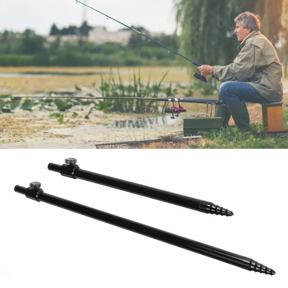 Outdoor Fishing Rod Holder Flexible Fine Workmanship Fishing Pole Rod Rack Telescopic Design Fishing Rod Support Stand