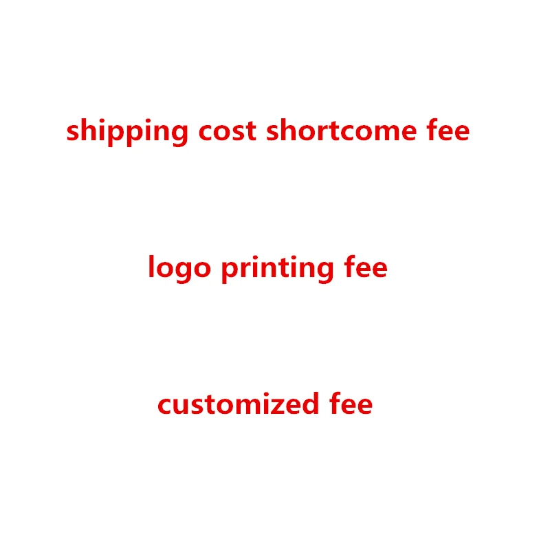 printing fee shipping fee shortcome amount, extra cost as agreed