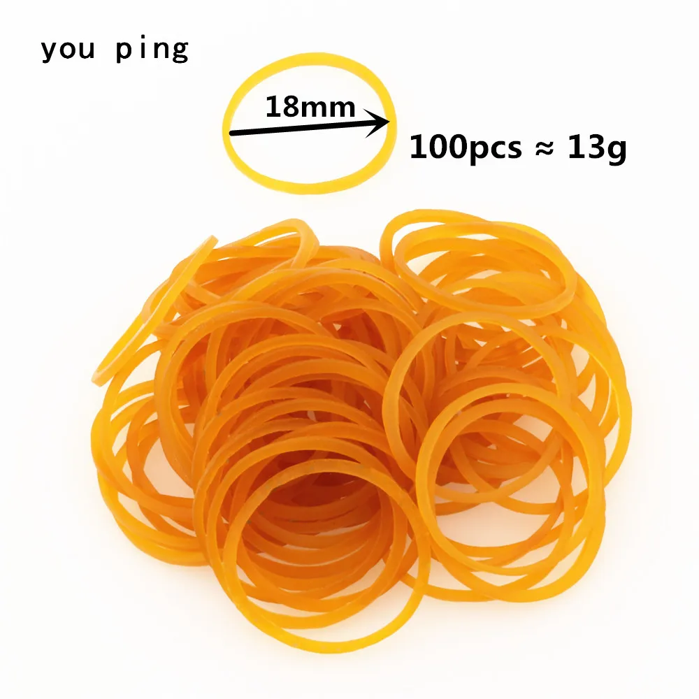 High quality 905 Yellow Rubber Bands Elastic Rope Tapes Adhesives Office Students School Stationery Supplies