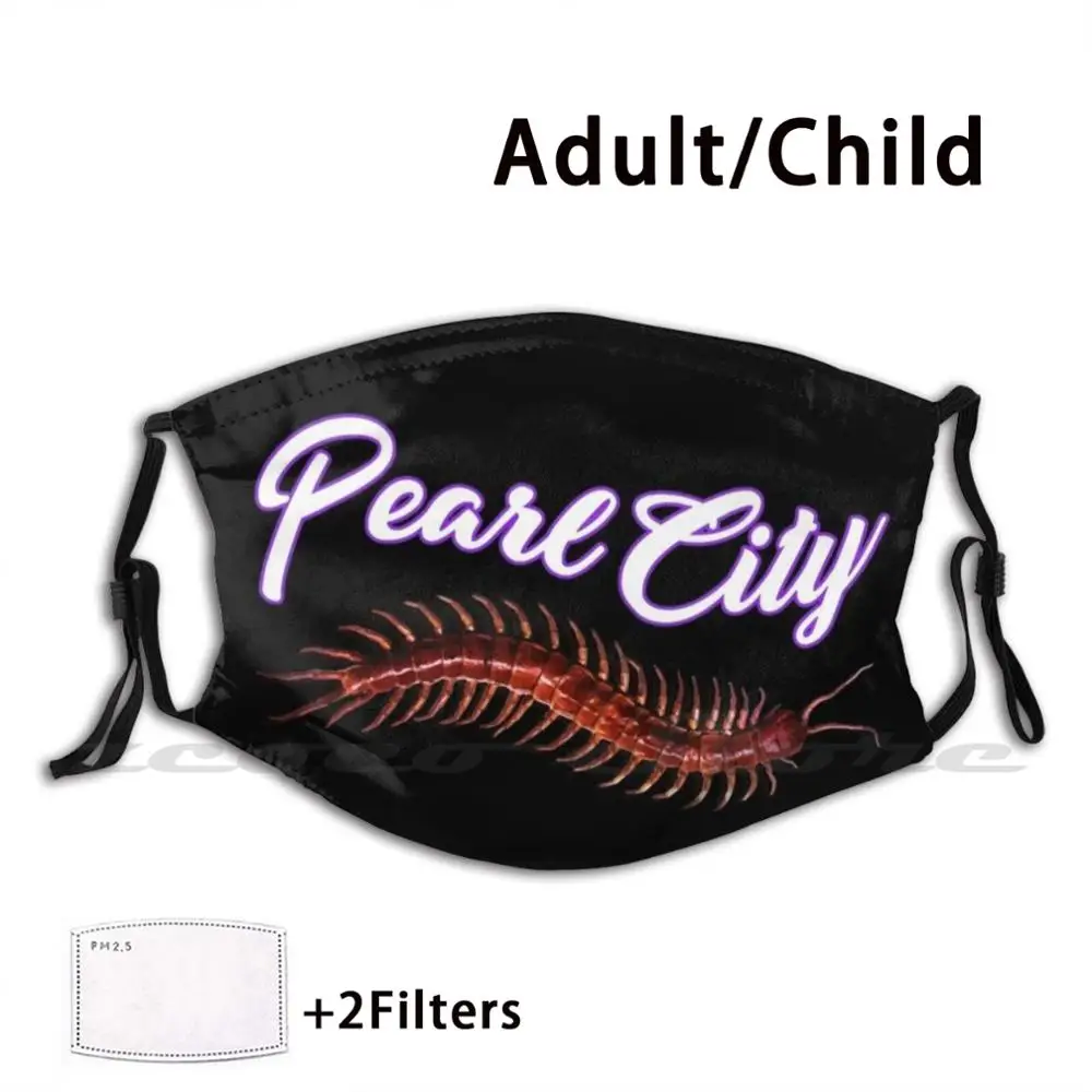 

Pearl City Hawaii-Centipede T Shirt! Mask DIY Washable Filter Pm2.5 Mouth Trending Funny Hawaii From Hawaii From Pearl City