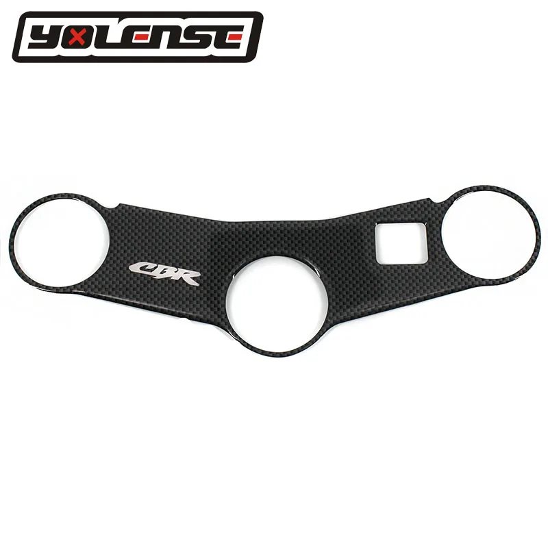 

Motorcycle Sticker Pad Triple Top Three Tree Upper Clamp Front Yoke Protector For Honda CBR600RR F5 2003 2004 CBR 600 RR