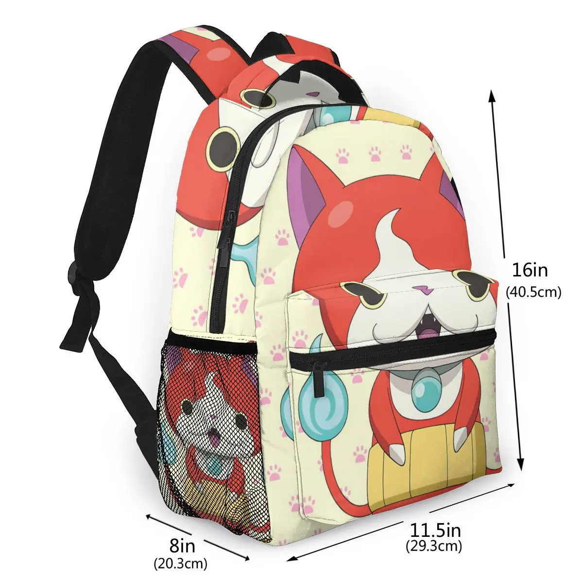 Yo Kai Watch Backpack for Girls Boys Travel RucksackBackpacks for Teenage school bag