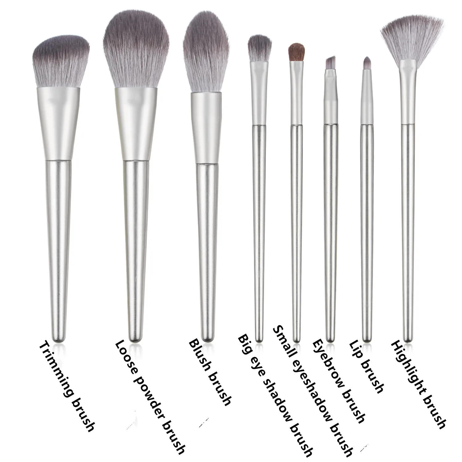 2020 new ENNKE 8pcs 4 colors Makeup Brushes Tool Set Cosmetic Powder Eye Shadow Foundation Blush Blending Beauty Make Up Brush