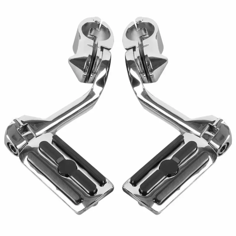 

1-1/4" 32mm Highway Foot Pegs Engine Guard Mounts Clamps For Harley Touring Sportsters Dyna Electra Road Sport Super Glide