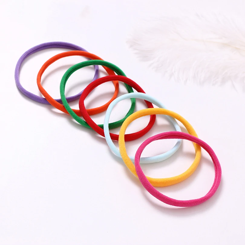 110pcs/lot Baby Girls Super Soft Nylon Headbands DIY Band For Hair Set Headband On The Head Hair band 2023 Baby Hair Accessories