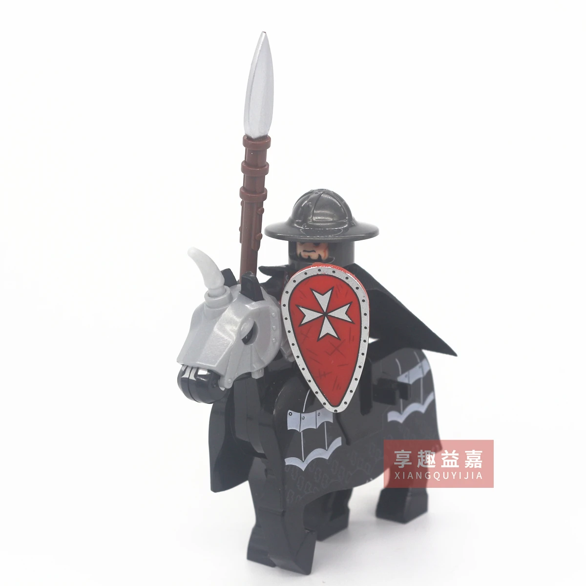 Crusader Middle Ages Spartacus Soldier  Knight Building Blocks Horse Action Figure Dragon Knight Kids Toys For Children Bricks