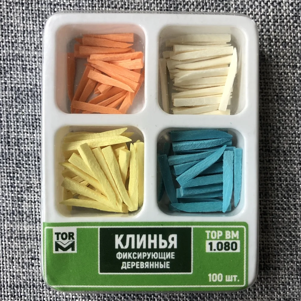 تثبيت القيقب أسافين خشبية لأنظمة مصفوفة ل تور VM لمواد طب الأسنان أجزاء طبيب الأسنان لعيادة الأسنان طبيب الأسنان باستخدام #3