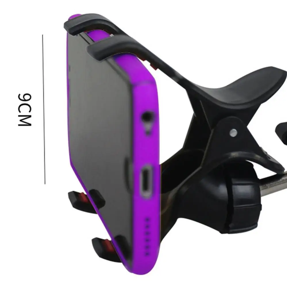 Flexível dobrável braços longos suporte do telefone móvel para o telefone inteligente desktop cama suporte do telefone suporte de metal braçadeira clipe suporte