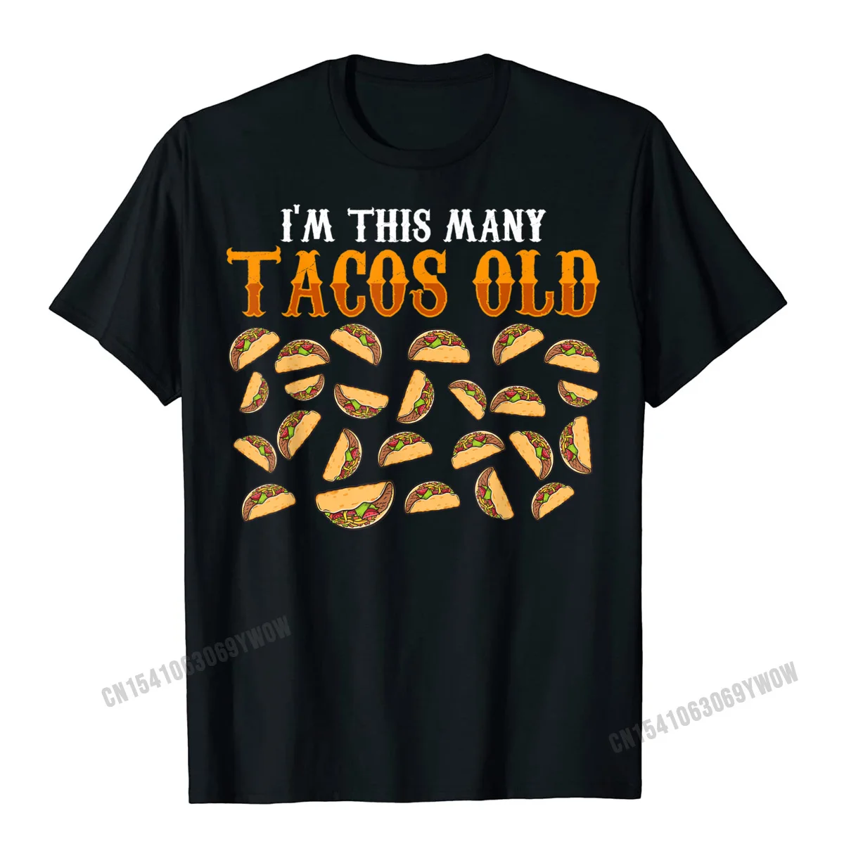 Funny Tshirt 25 Year Old Taco Lovers Gag Gift 25th Birthday T-Shirt Designer Simple Style Tshirts Harajuku Mens T Shirt