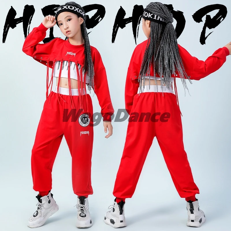 

New Girl Tassel Hiphop Classical Dance Costume Chinese Style Stage Performance Clothing Jazz Dancewear