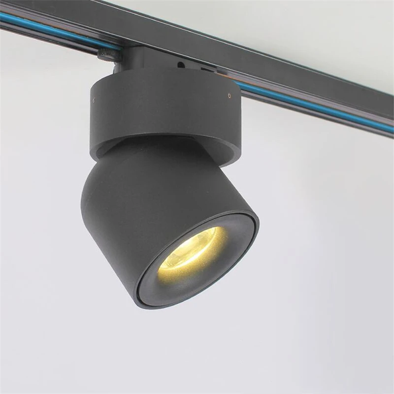 Dimmabele-Focos LED de techo, lámpara de pista de estar para cocina y baño, luz montada en superficie ajustable, 4 piezas, 10W, 12W