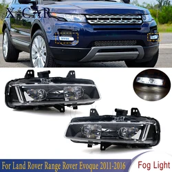 X-CAR LED Front Bumper DRL Daytime Running Lamp Fog Light Foglamp For Land Rover Range Rover Evoque 2011-2016 LR026089 LR026090