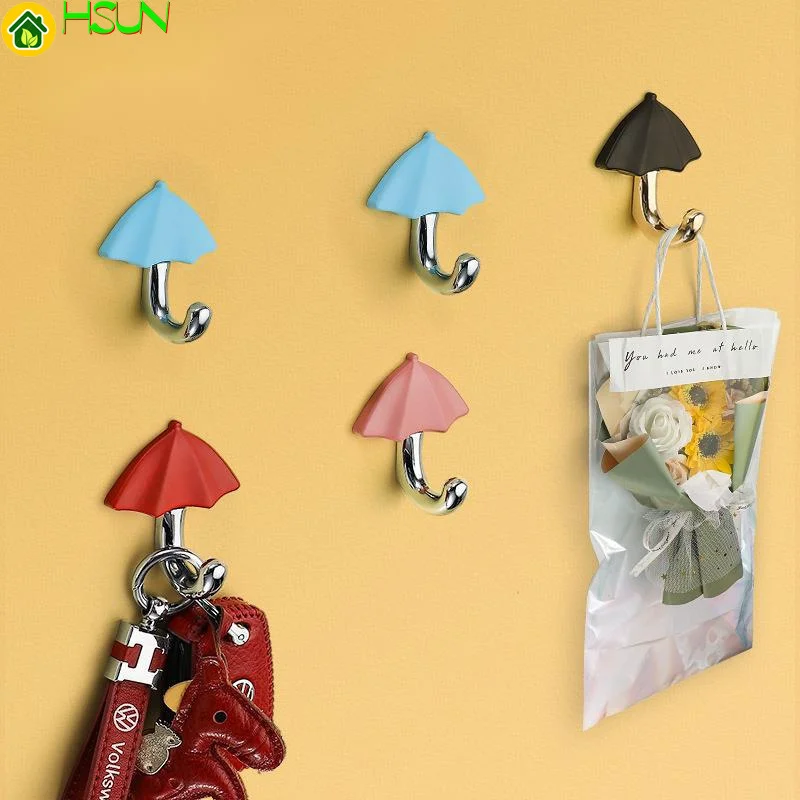 Hanging clothes hook wall hanging clothes hook umbrella cartoon creative shoe cabinet porch clothes hook drilling single