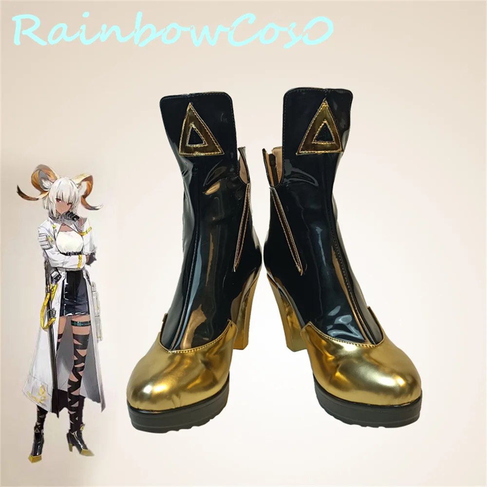 Arknights Carnelian Cosplay Shoes Boots Game Anime Carnival Halloween Rainbowcos0 W2119