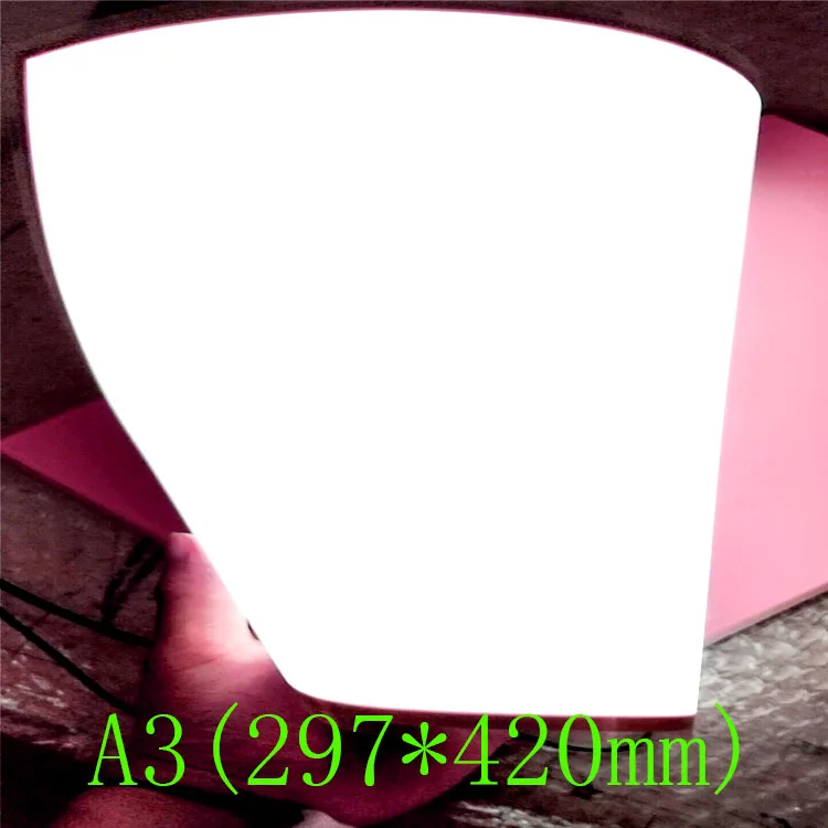 Standard Size A2(597*420mm) El Backlight Panel El Paper El Light Paper With AC80-240V Inverter Free Shipping