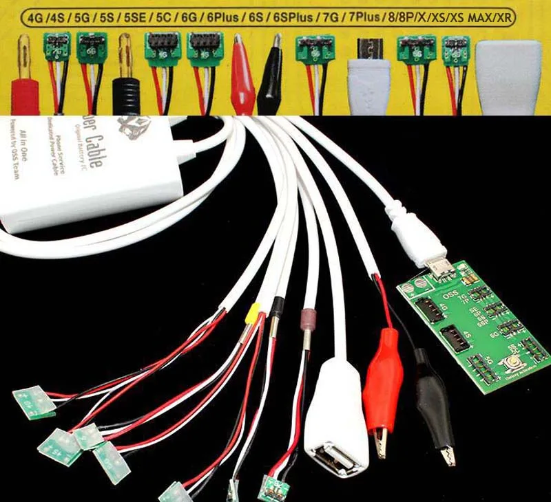 W103A W103+ Boot Line Test Cable IP 4/5/6/6s/7/8/X XS XS MAX XR Power Supply Current Testing