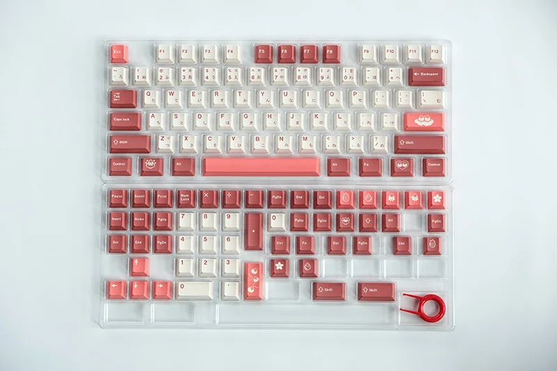 129 Keys/set GMK Daifuku Keycaps PBT Dye Sublimation Key Caps Cherry Profile Keycap For 61 64 68 84 96 980 104 Layout Keyboards - view 5