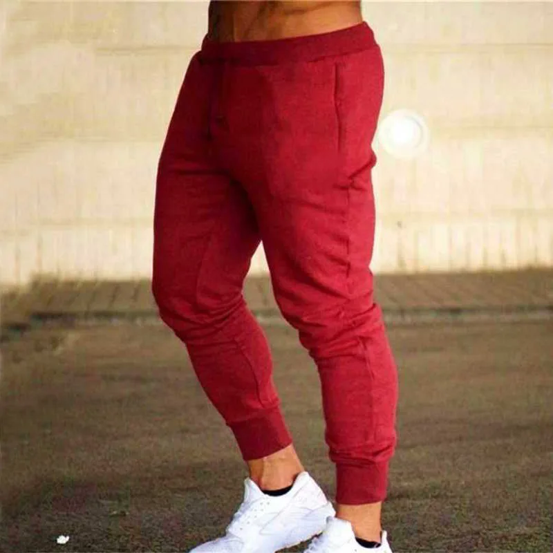 Men Loose Sport Running Stripe Sweatpants Fitness Training Pants Mens Straight Trousers Tracksuit Jogging Sportswear