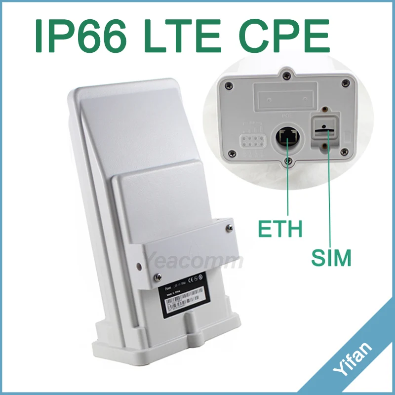 YF-P11 industrial waterproof outdoor CPE 4G LTE cat4 150M CPE TDD FDD router without wifi