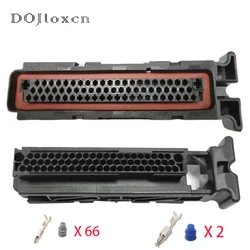 1/5/10 Sets 965051-1 68 Pin 3 Rows Female Wiring Connector TE AMP Original Socket With Terminals Sealing Rubber For Automobile