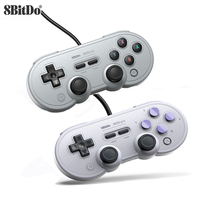 1 Or 2PCS 8BitDo SN30 Pro Wired USB Gamepad for NS Switch Windows For Raspberry Pi SN Edition Game Controller For Switch