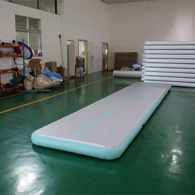 จัดส่งฟรี 5x2 m Inflatable Air Track, เสื่อยิม Tumble Track Inflatable Airtrack สําหรับเด็ก Home Edition