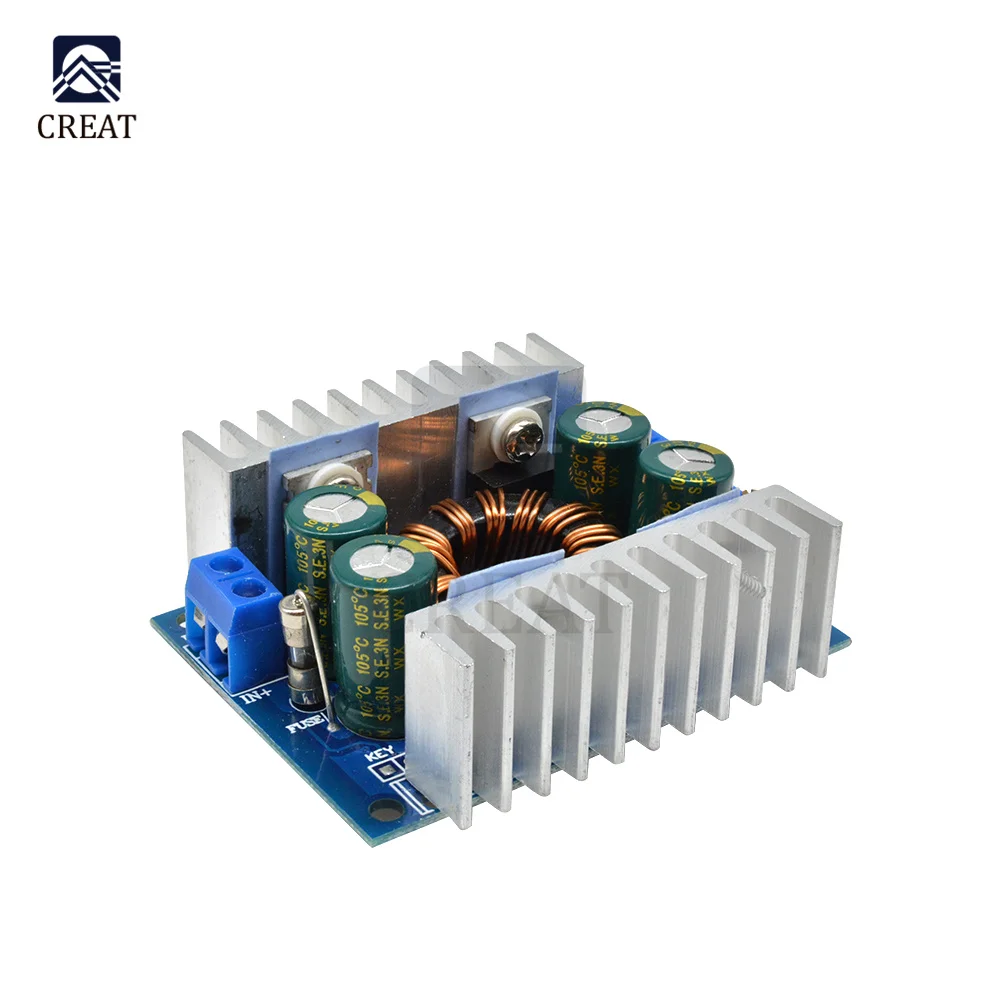 DC-DC DC 5-30V to 1.25-30V 8A Automatic Adjustable Step Up/Down Boost/Buck Converter Module Voltage Regulator for Car