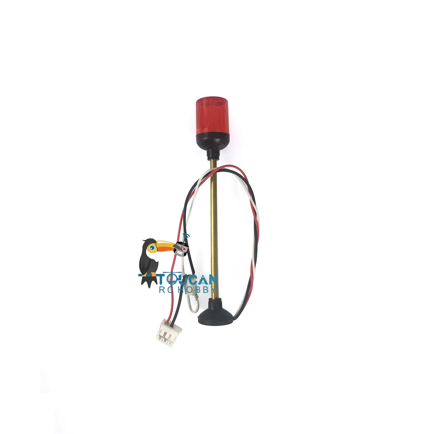 Heng-luz de advertencia intermitente LED larga, lámpara de precaución para tanque RC, camión, coche, TH17175, 1/16, 6,0, 7,0