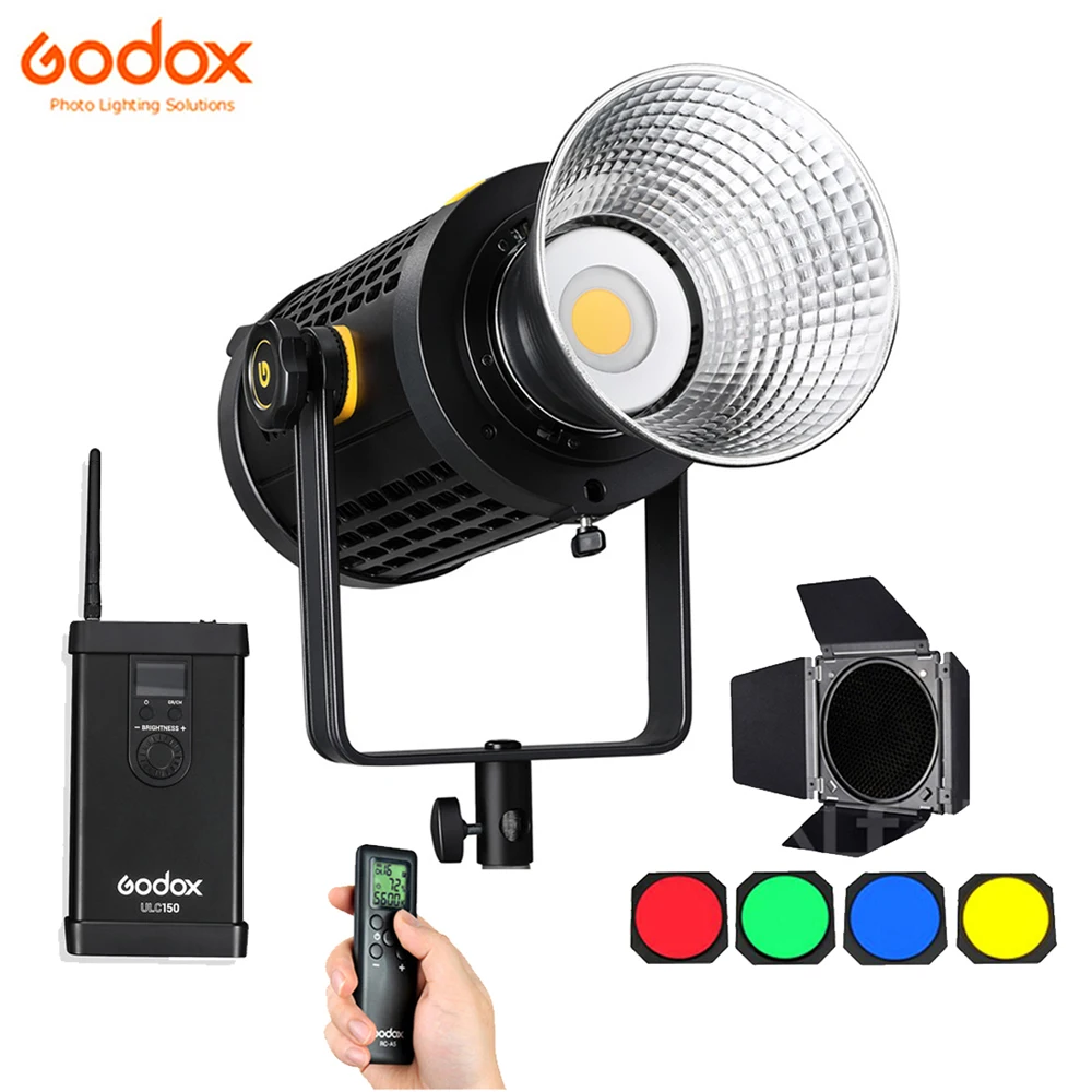 

Godox UL150 Silent LED Video Continuous Light CRI96 5600K White 150W Studio Photo Lighting with APP Remote Controller