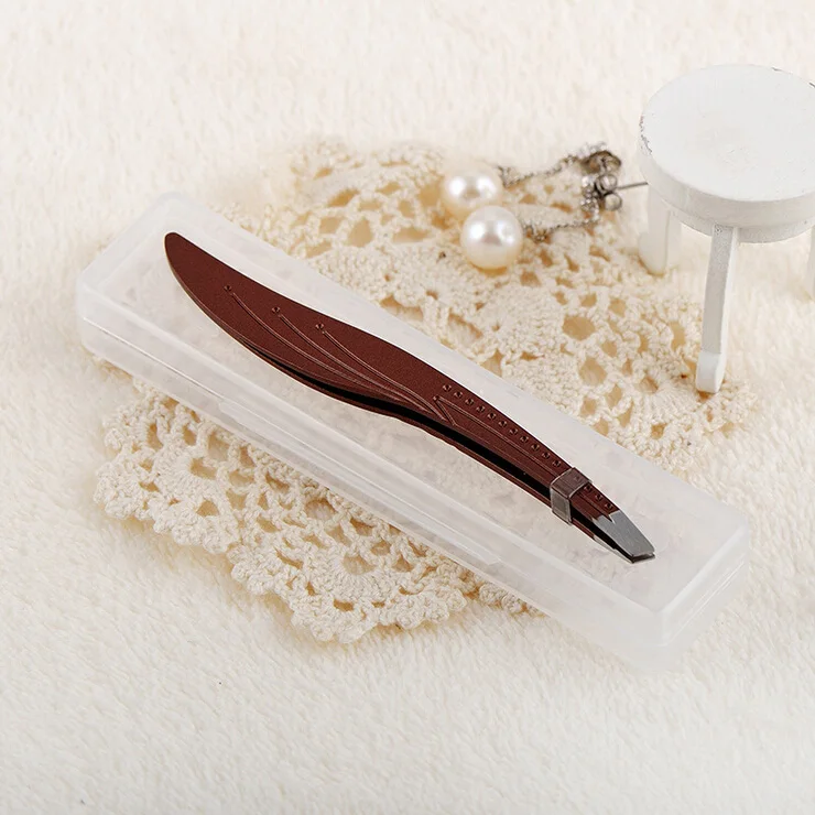 Eyebrows Tweezer Girl Beauty Bevel Threading Tweezers Defeathering Eyebrow Clip To Knife Makeup Make Up In A Box Direct Selling