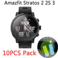 10PCS/LOT For Xiaomi huami amazfit stratos 2 2S 3 screen protector smart watch HD TPU Screen Film dustproof protective watch